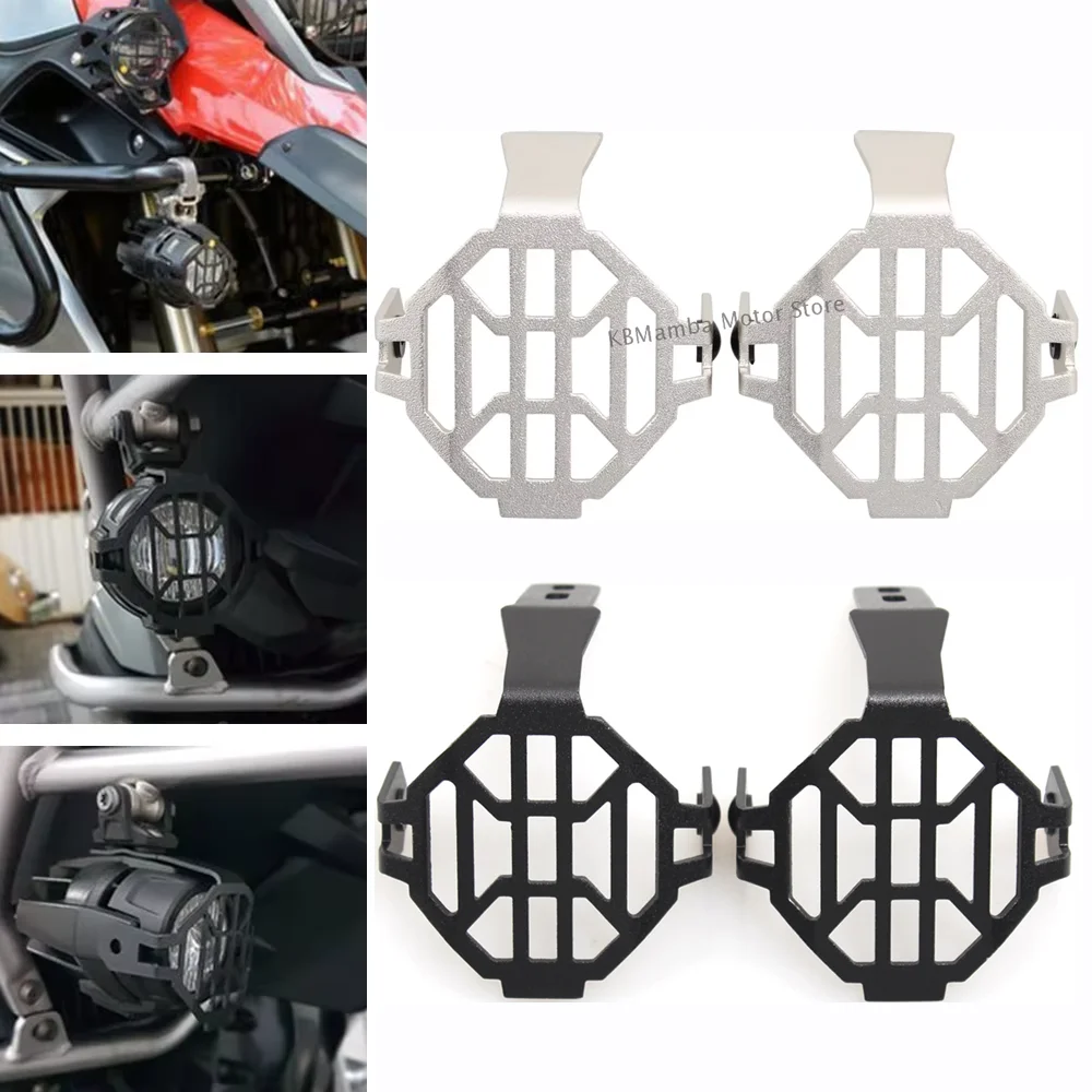 

Led Fog Light Protector Covers Fit For Bmw R1200Gs F800Gs F750Gs F850Gs Led Fog Lights Aluminum Alloy Grille Guards Silver/Black