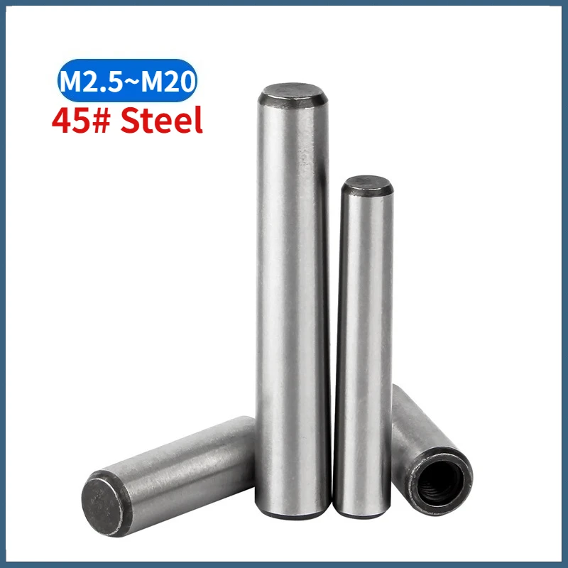 Beicai M2.5 M3 M4 M5 M6 M8 M10 M16 M20 45# Steel Internal Thread Cylindrical Pin Internal Tooth Positioning Location Dowel Gb120
