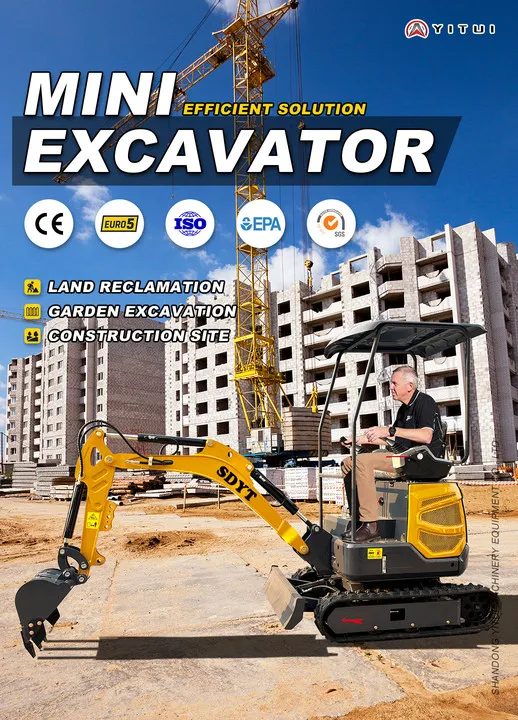 La fabbrica di mini escavatori da 2 tonnellate più venduta in Cina flessibile rotante personalizzato per l'uso in più scenari Mini escavatore