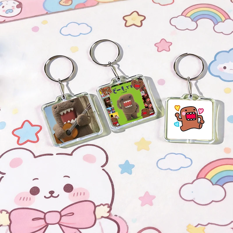Cute TV Kawaii Cartoon Mascot Acrylic Keychain Handmade Hanging for Clothes Backpack Decoration Accessories Gifts with Friends