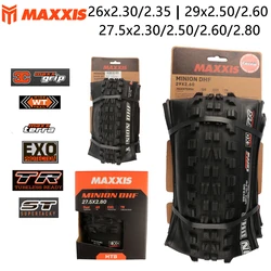 MAXXIS MINION DHF Mountain Downhill Bicycle Tires 26x2.3/2.35/2.5 27.5x2.3/2.5/2.6/2.8 29x2.5/2.6 Tubeless Mountain Bike Tire