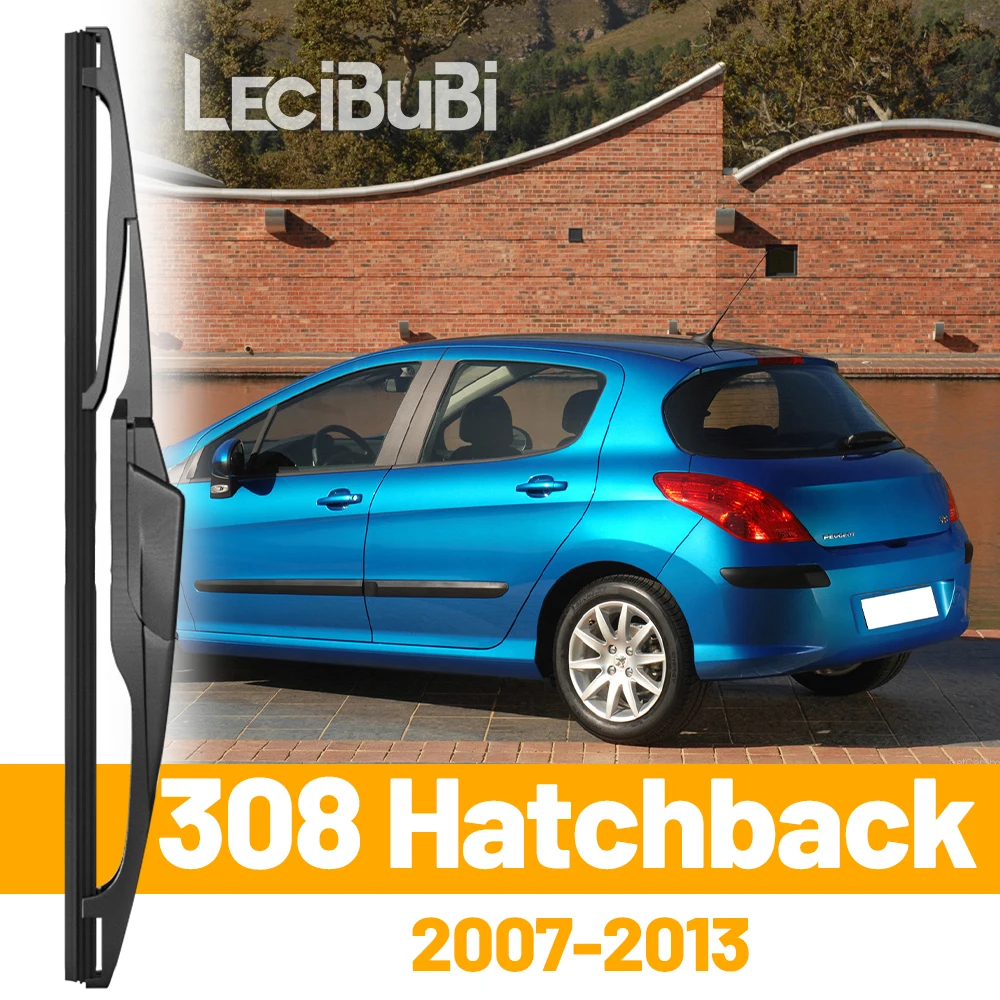 Für Peugeot 308 Schrägheck T7 2007- 20132008   2009 2012-Heckscheiben-Scheibenwischerblatt, Zubehör für Heckklappen- und Fensterwischer