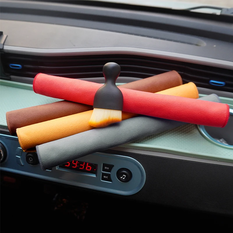 Microfiber Cleaning Towel Soft Detailing Brush Thicken Soft Drying Cloth Car Body Washing Towels Double Layer Clean Rags
