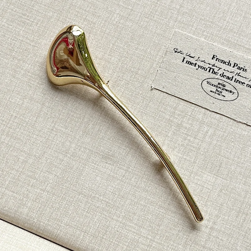 Smooth Ginkgo Leaves Brooches for Women Stainless Steel Suit Corsage Pins Lady Geometric Overcoat Badge Party Jewelry Gifts X image 4