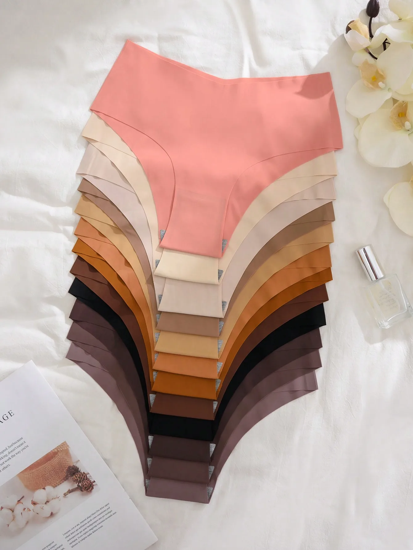 

Женские бесшовные трусы-бикини с высокой посадкой, мягкие и удобные однотонные трусы различных цветов