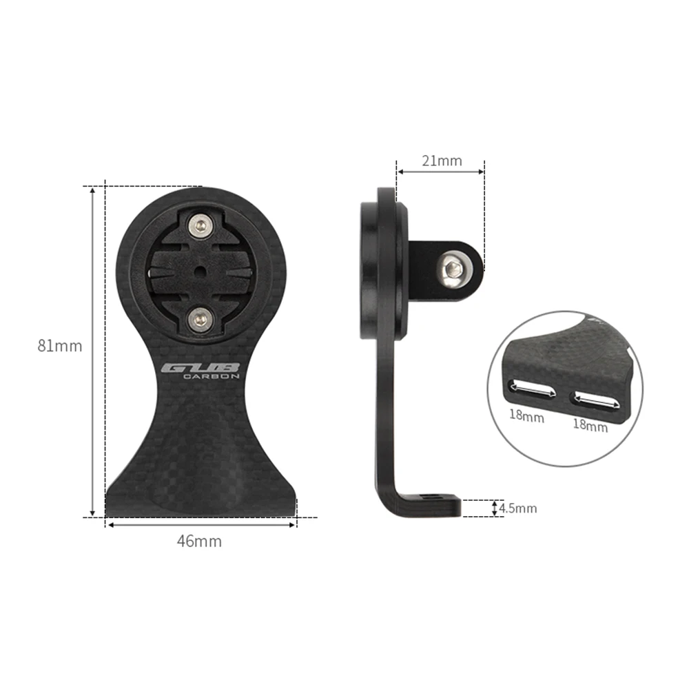 Cycling Bike Computer Mount Holder Out Front Speedometer for Garmin/Bryton/Cateye with Camera Adapter and Flashlight Holder