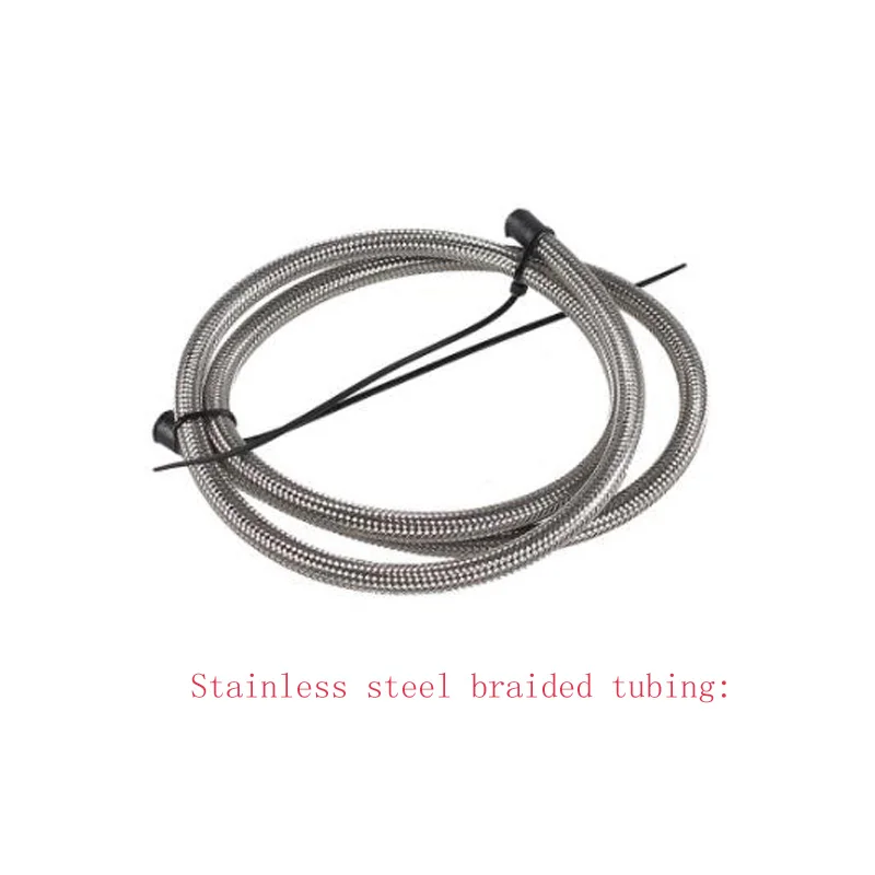 3m Car Modified PTFE PTFE Oil Pipe Stainless Steel Wire  Braided Oil Pipe AN4-AN12