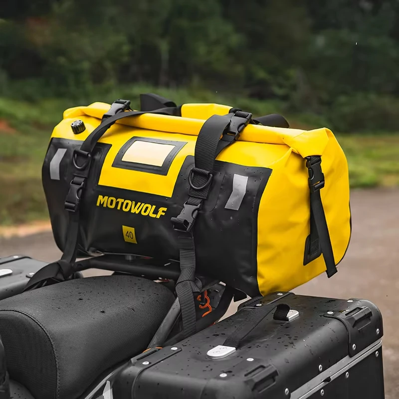 

MOTOWOLF New Motorcycle Travel Bag 40L 66L Luggage Bag for Motorcycle Bicycle Waterproof Motorcycle Bag