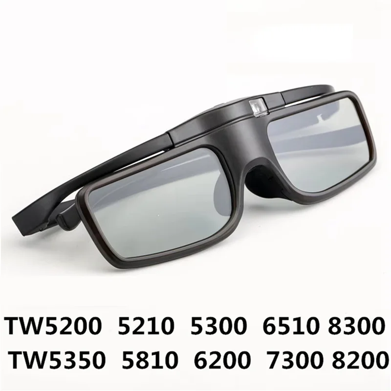 

【Consumer-Favorite!】2X Active Shutter 3D Glasses For Epson TW5700/5400/5600/930 For Sony, 3D TV Rechargeable Bluetooth R