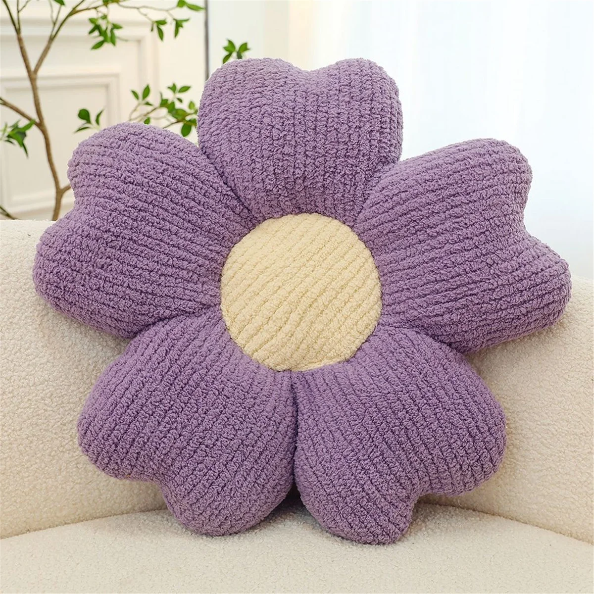 Flower Pillow, Flower Shaped Pillow, Flower Floor Pillow, Cute Flower Pillow, Aesthetic Pillow, Decorative Pillows C