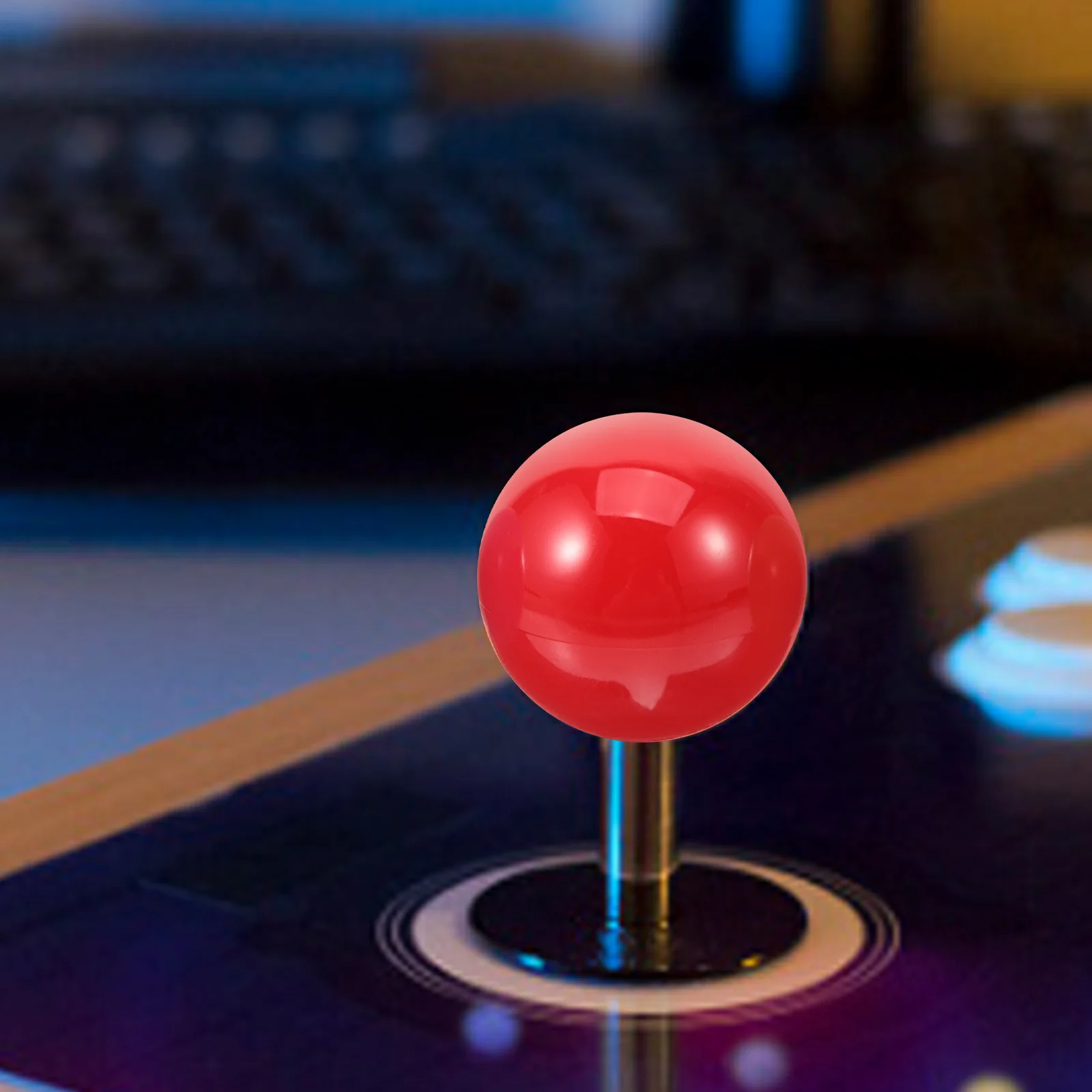 

4 Pcs Joystick Ball Game Console Rocker Replacement Buttons Plastic Top Handle Controller Reusable Bright Colors Gaming