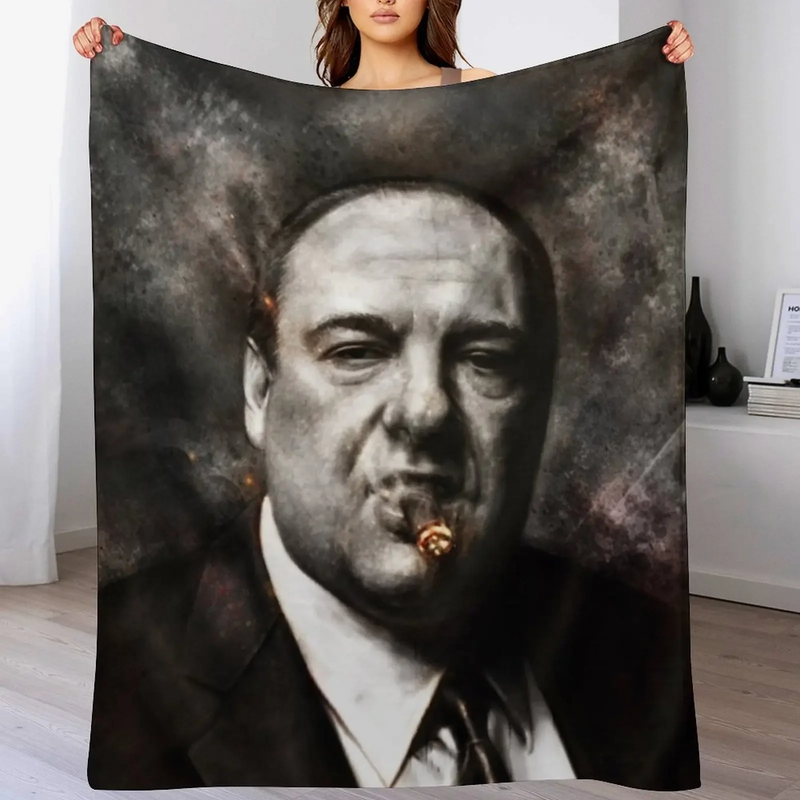 

The Sopranos - Tony Soprano Throw Blanket Furry for babies Summer Sofas Blankets