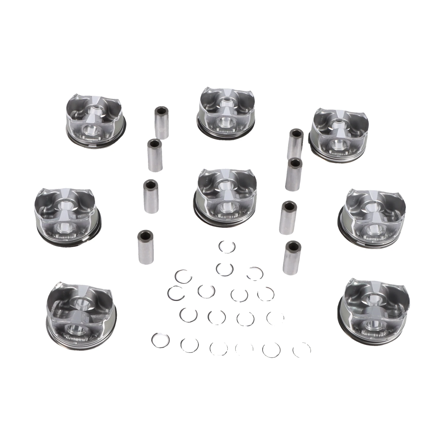 8pcs M278 Engine Pistons&Rings Set Φ24mm Φ92.9mm A2780302317 For Mercedes-Benz W222 W166 W221 4.6L 4.7L Car Pistons Parts