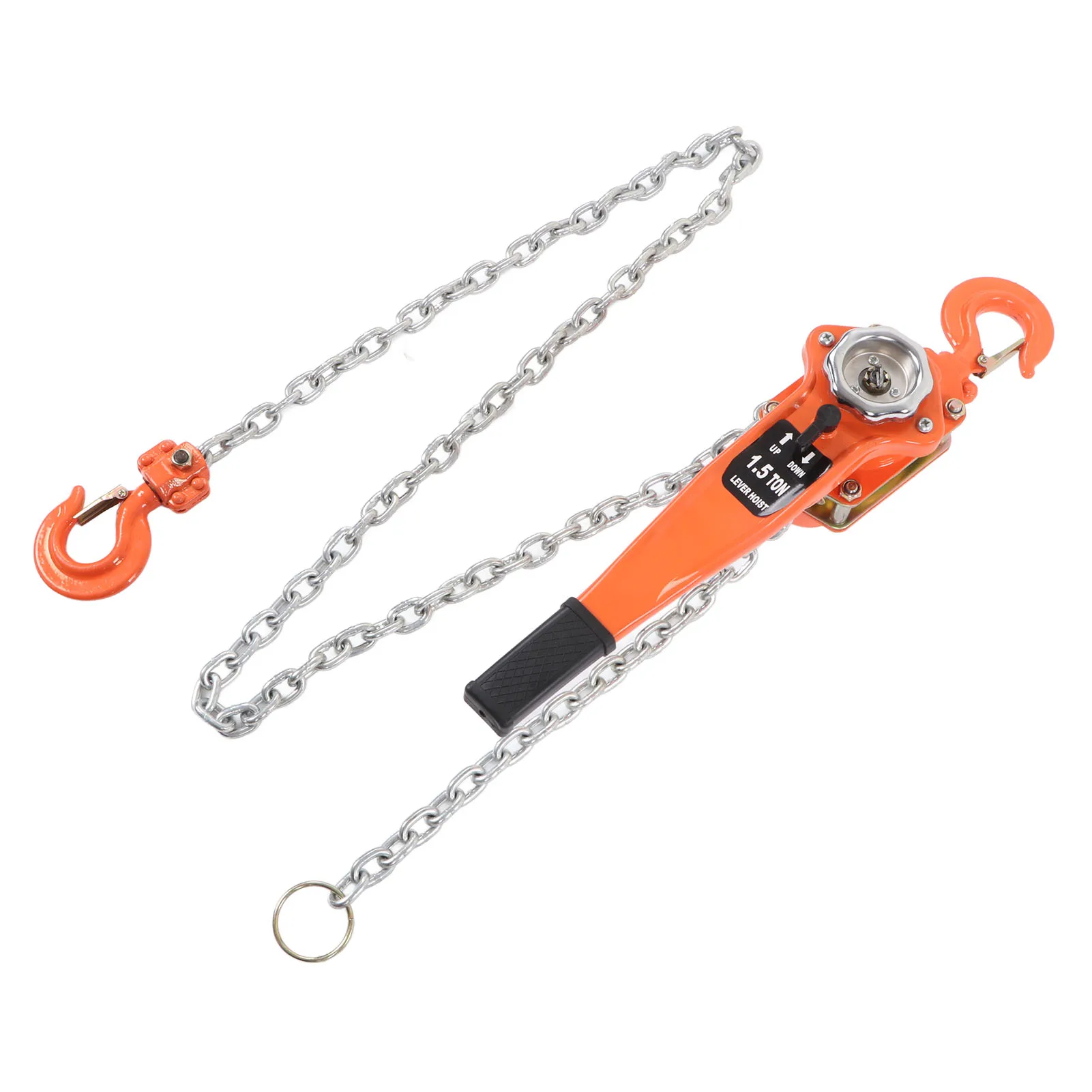 Lever Chain Hoist 1.5T 3300LBS Load Capacity 2.5M Manual Ratchet Chain Puller Hoist for Transportation Construction