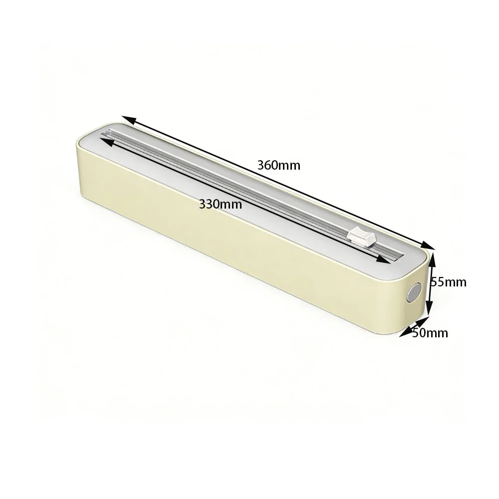 Magnetischer Haushaltsfolienspender mit Schneidevorrichtung und Aufbewahrungsbox, Aluminiumfolienhalter, Magnetisches Küchen-Aufbewahrungsregal
