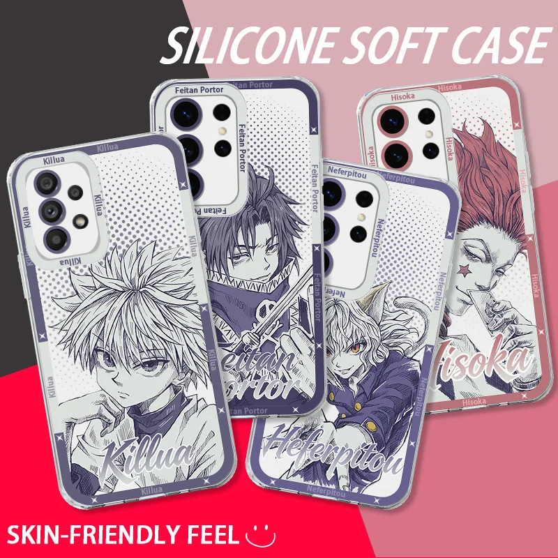 HUNTER×HUNTER Killua Neferpitou Neferpitou Case for Samsung Galaxy S26 Ultra S25 Edge S22 S24 S23 S21 FE Plus A57 A37 A07 A17 5G