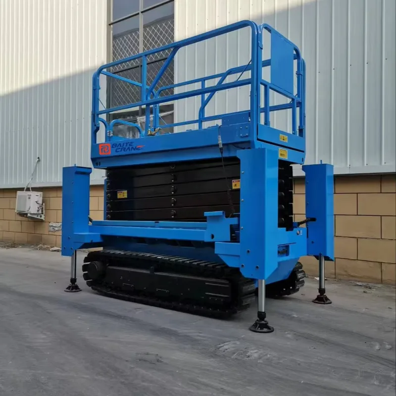 

5m & 10m Scissor Lift Aerial Work Platforms Construction Lifter Elevating Work Platform Scissor Platforms
