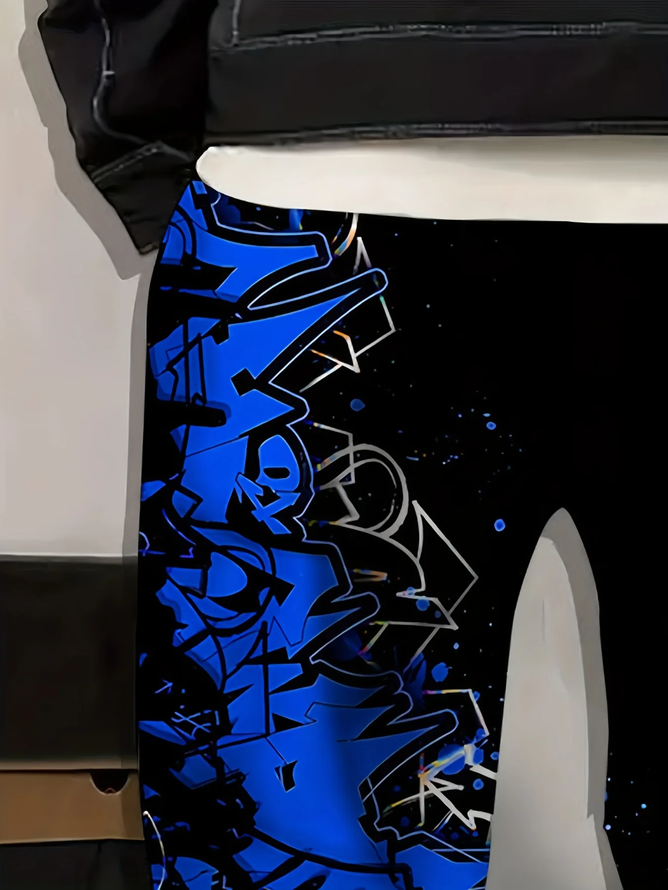 3D Gradient Graffiti Men's Sweatpants  Drawstring & Pockets  Fashion Design for Home, Sleepwear, Casual Comfort view 5