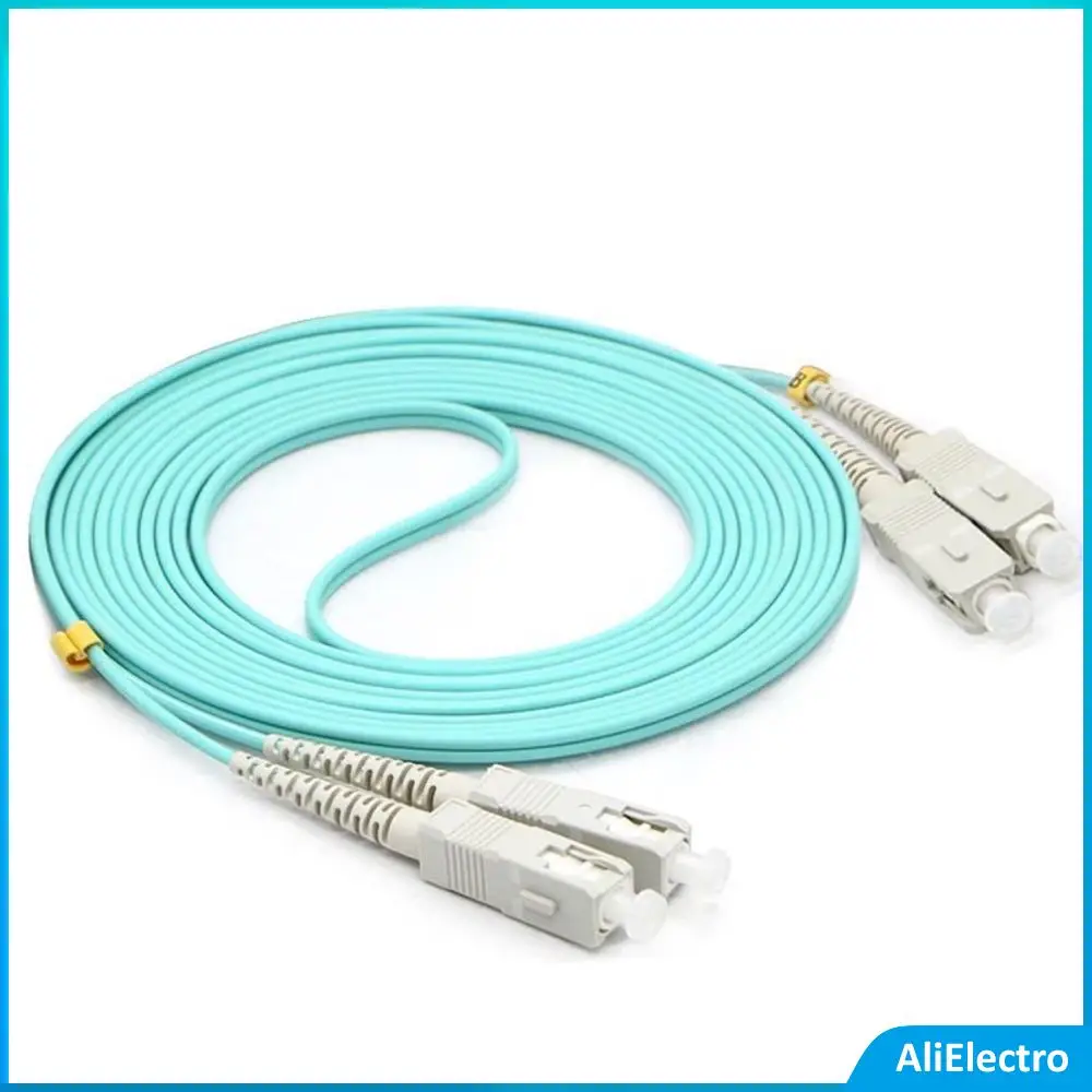 SC/UPC-SC/UPC Fiber Optical Jumper Patch Cord Multi-Mode OM3 Fiber Cable Multimode Duplex 3M 5M 10M