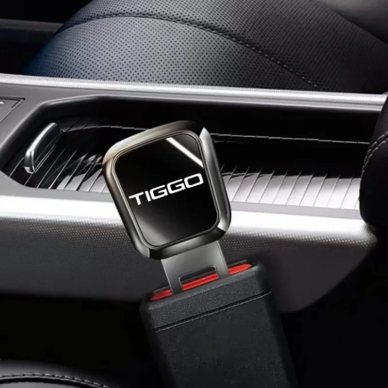 Anti‑Rust Metal Seat Belt Latch Extension Plug Fit Chery Tiggo7 Tiggo8 Pro Omoda5 Jaecoo J7 J8 Jetour X70 X90 Interior Replaceme