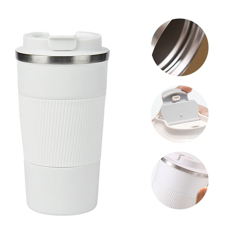 13oz 304 Stainless  Thermos Portable Car Double Vacuum  for Business  for Hot Drinks on the  & Camping Food flasks for hot food