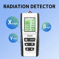 Nohawk Geiger Counter Nuclear Radiation Detector Personal Dosimeter X-ray Beta Gamma Detector LCD Radioactive Tester Marble Tool