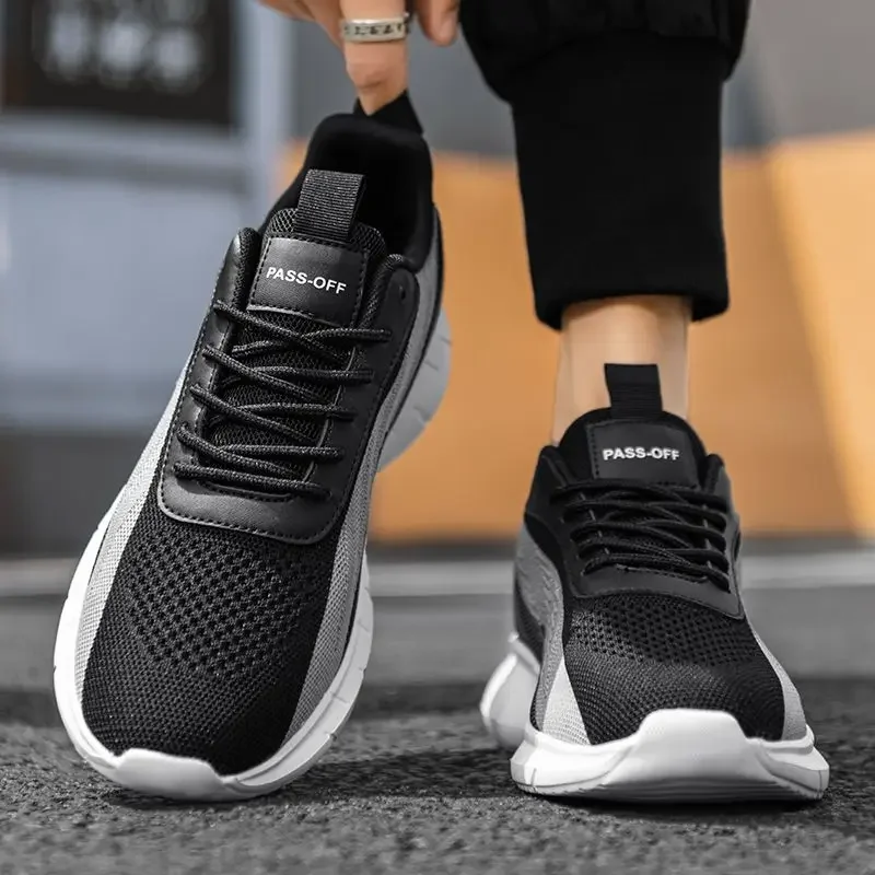 running-men's-casual-sneakers-mesh-upper-black-without-leather-on-clearance-gym-spring-and-autumn-breathable-male-sports-shoes