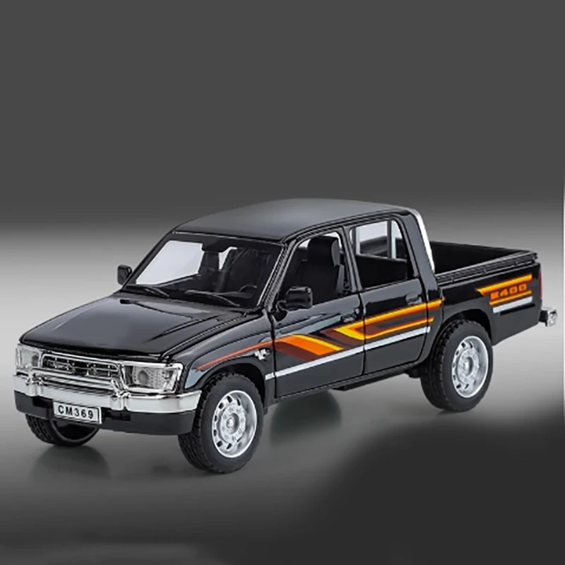 دييكاست 1:32 مقياس Hailux على الطرق الوعرة لاقط محاكاة سبيكة سيارة نموذج هواية جمع لعبة هدية تذكارية زينة زخرفية