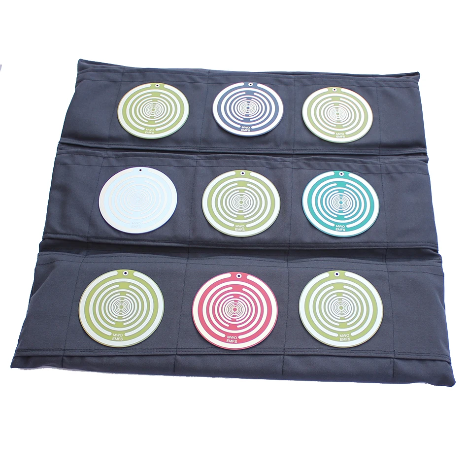 Removable Polarizing Disc Three-fold Seat Cover Pad Portable Multi-frequency Oscillator Energy Disc MWO Physical Repair