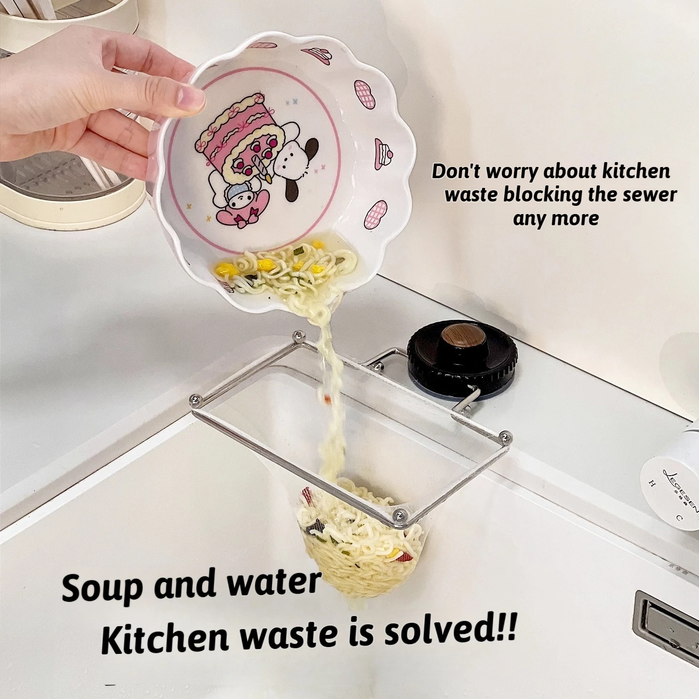 

Полка для фильтров для кухонной мойки на присоске с 50-фильтрами, складная многофункциональная дренажная корзина, полка для сушки еды для остатков супа