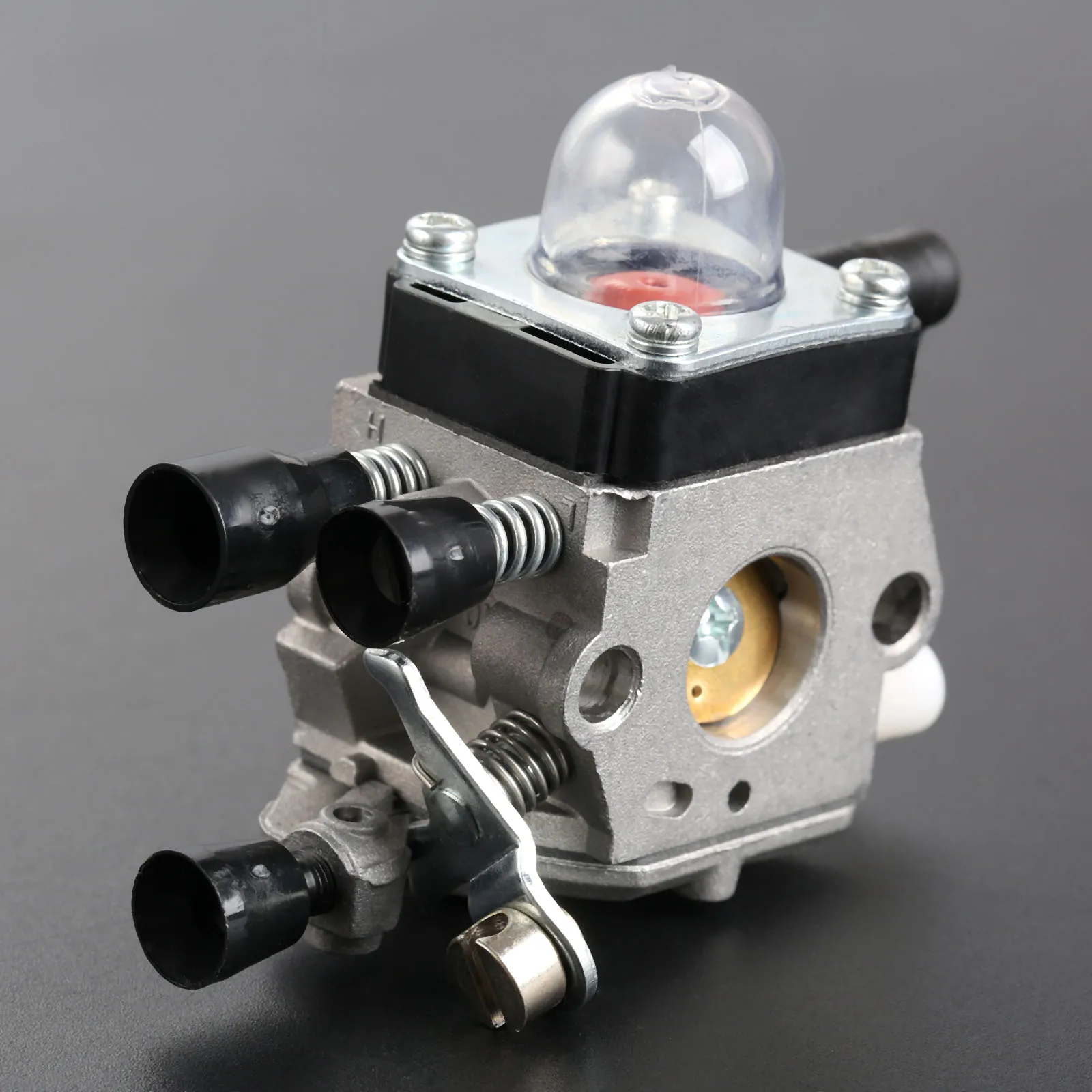 المكربن يناسب Stihl FS38 HS45 FS45 FS46 FS55 FS55 FS74 FS75 FS76 FS80 Carb Repalce لـ Zama C1Q-S186 قطع غيار المناشير