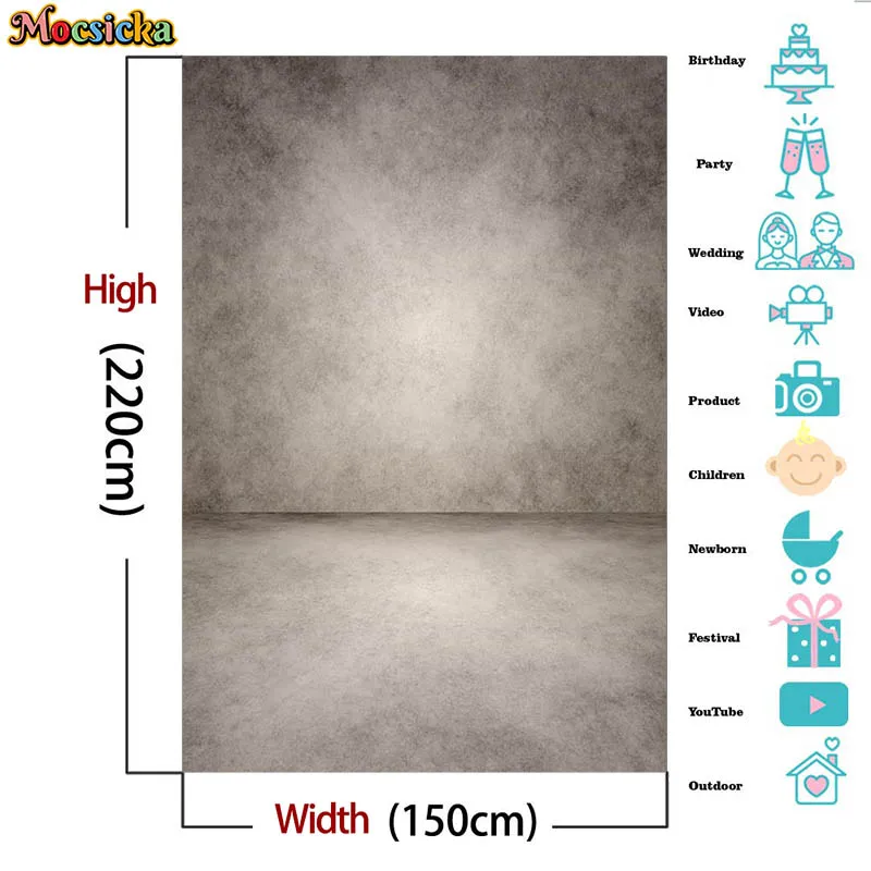 Mocsicka abstrakcyjna tekstura fotografia tło portret dzieci Vintage noworodek tło macierzyńskie na baner studia fotograficznego