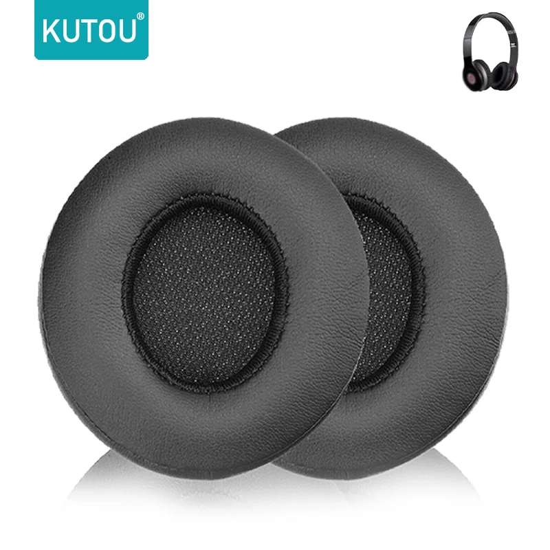 KUTOU Earpads for Beat Solo 1 Replacement Ear Pads Solo HD Wired Headphone Pads Ear Cushion Repair Parts