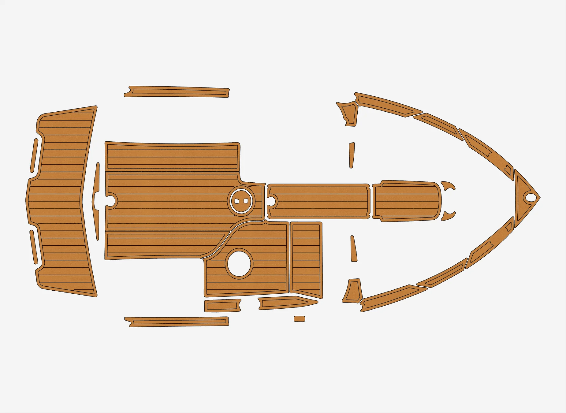 

Нескользящий коврик из морского искусственного тикового EVA -2006-2012 mastercraft X15, самоклеящаяся подкладка для палубы лодки 1/4 дюйма (6 мм) для кабины и палубы