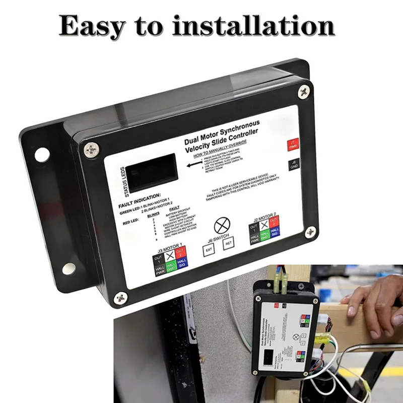 AB56-Pengganti 13398-DO Pengendali Geser Kecepatan Sinkron Motor Ganda untuk Lippert V-sync II-Menggantikan 13398-C2