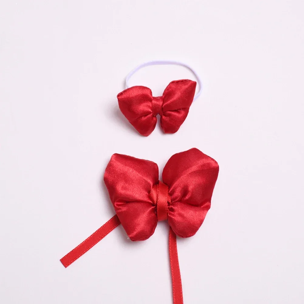 1 pair cute Bow for Labubu outfit BJD Doll Accessories (no doll)