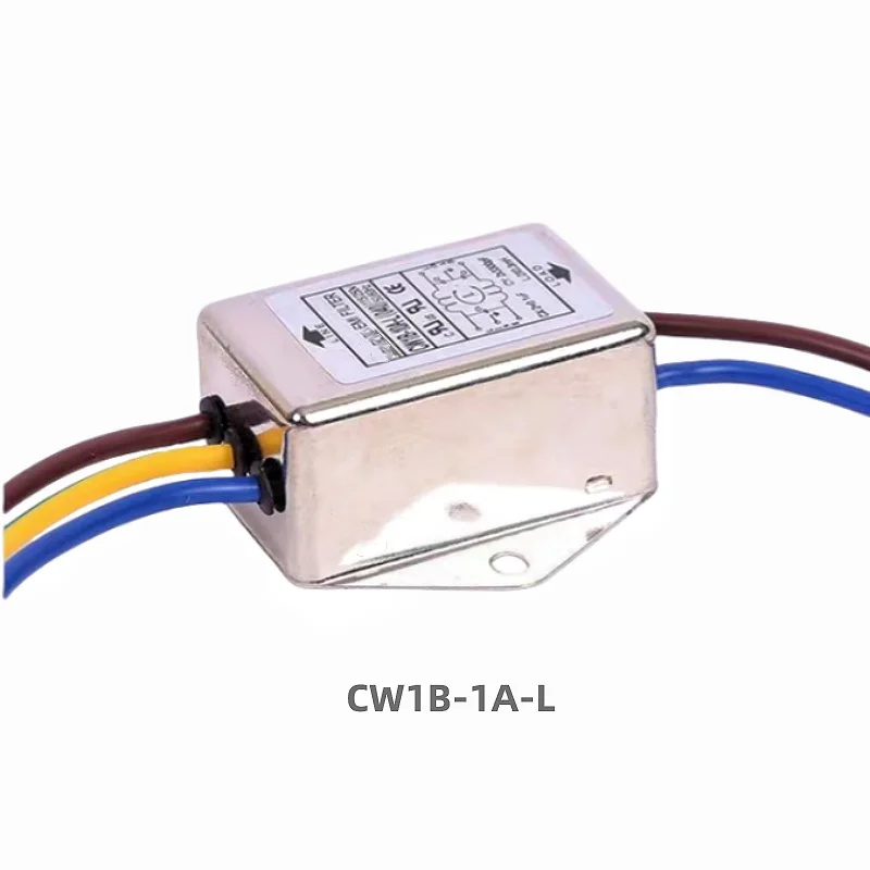 EMI Power Filter Single Phase CW1B-6A -L CW1B-3A -L CW1B-10A-L AC 115V / 250V 10A 50/60Hz For Laser Machine