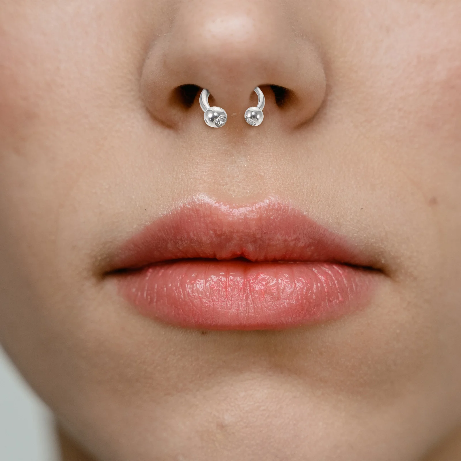 

40 Pcs Stainless Steel Jewelry Lip Piercing Ear Set Bulk Studs Women's Body Nose Piercings Man