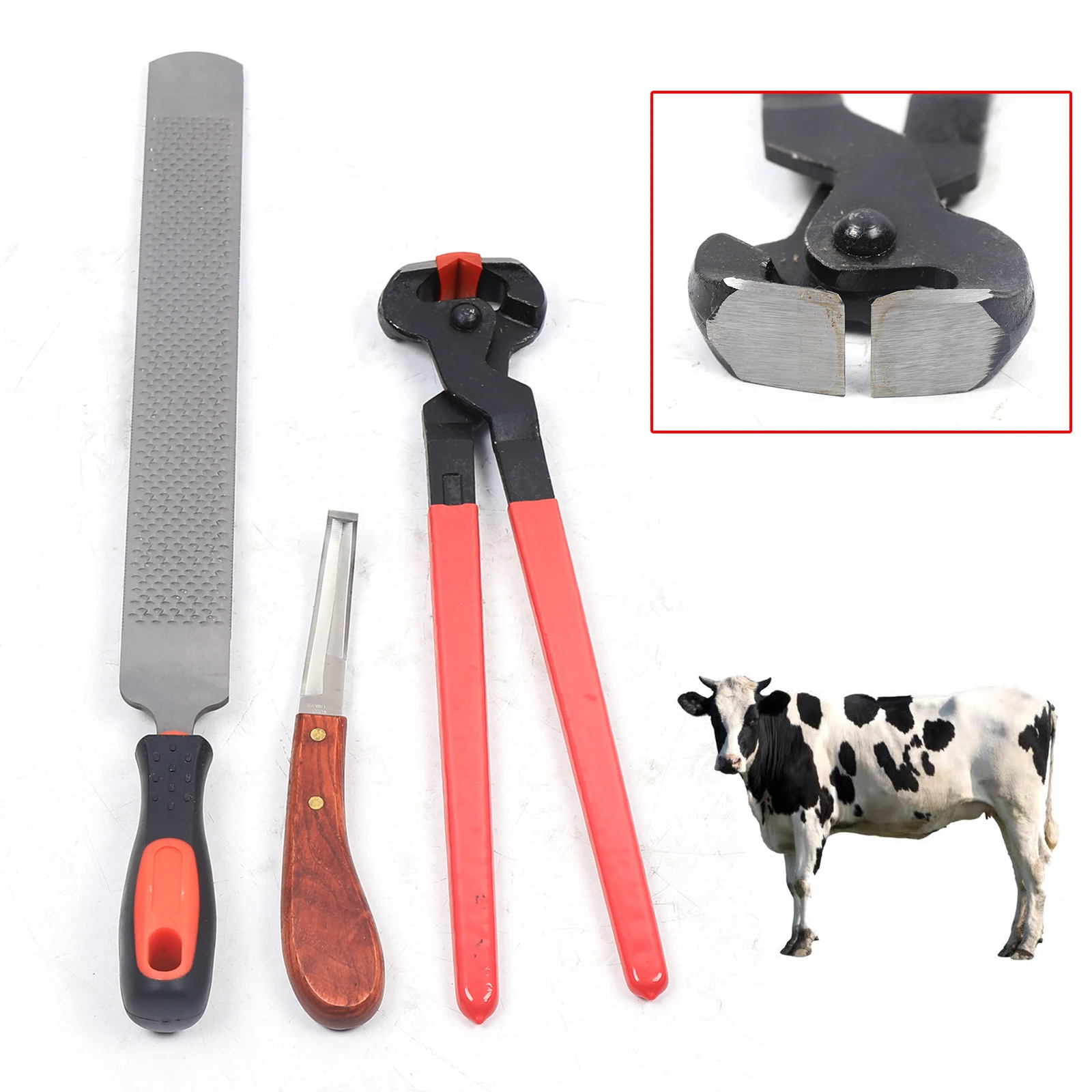 Hoof Metal Shear Horse Farrier Nippers Trimmer Hoof Cutter Handle blade Metal Shears Trimming Tools