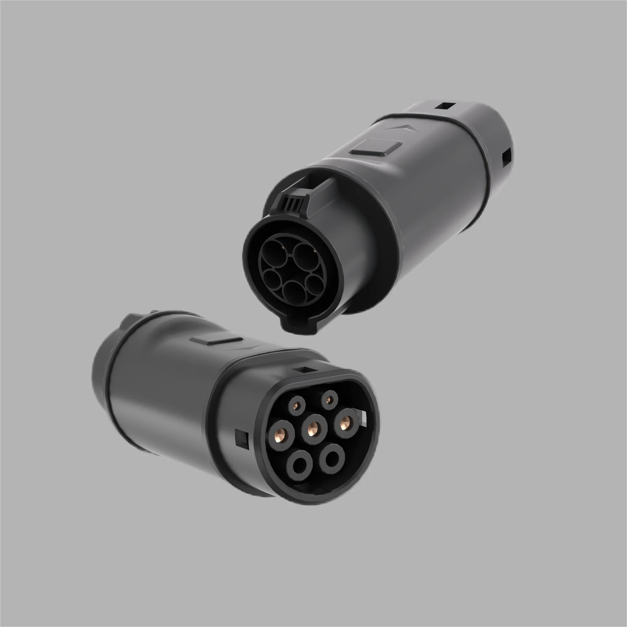 

EV Charger Adaptor Type1 to Type2 Converter 32A 7.2KW SAE J1772 Socket For Type 2 Eletric Vehicles Charging