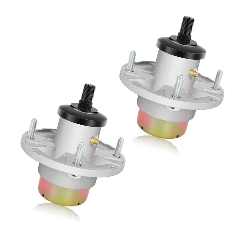 

2 Pack Lawn Mower Spindle Replacement Part Number AM144608 for John Deere X330 X350 X354 Z535M Lawn Tractors Mandrel Assembly