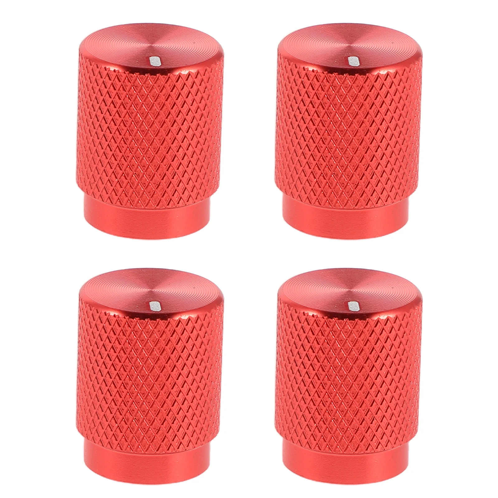 

4Pcs Guitar Knob Metal Potentiometer for Guitar Bass Volume Tone Control Replacement Parts Accessories Potentiometer Knob Hats