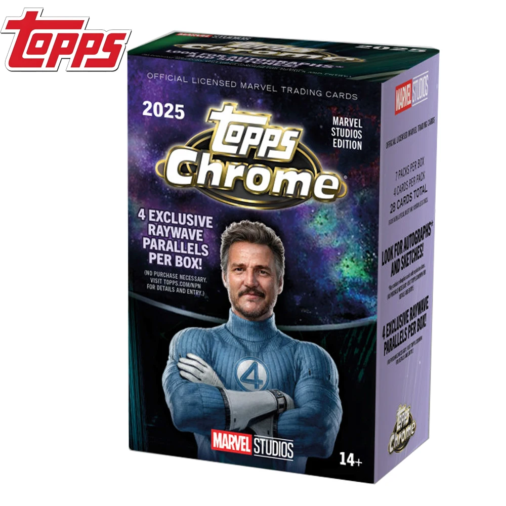 

Genuine 2025 Topps Chrome Value Fantasy Adventure Movie Card Cartoon Stylish Design Practical Characters Cards Boys Girls Gifts