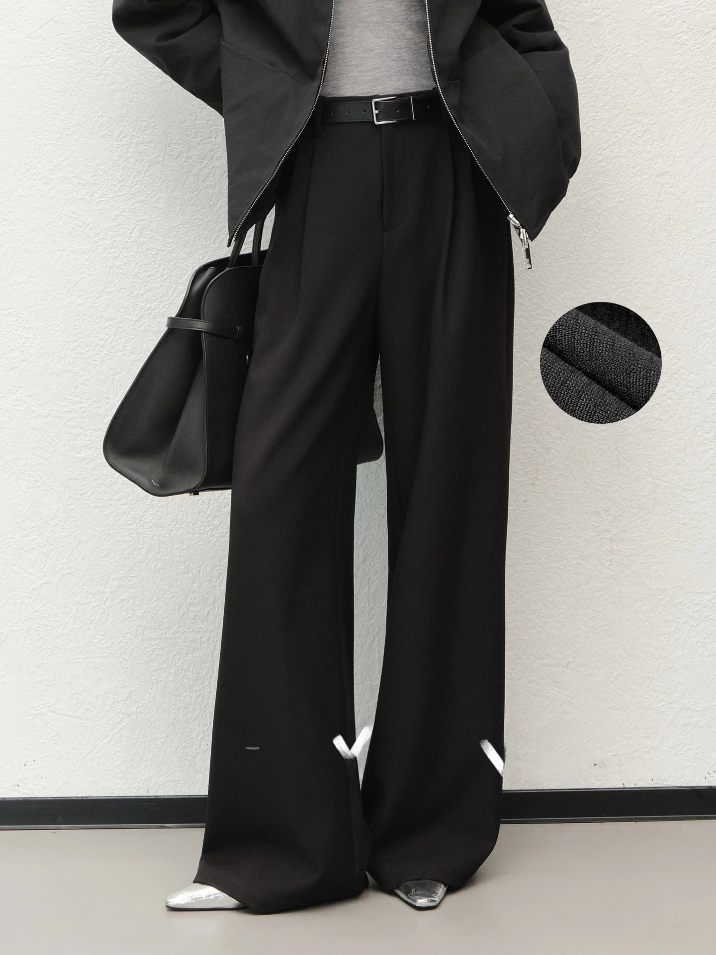 

MeiYang Advanced West Pants Tightly Woven Far Infrared Fce Straight Leg High Waist Long Pants Polyester Fiber Winter Thi...