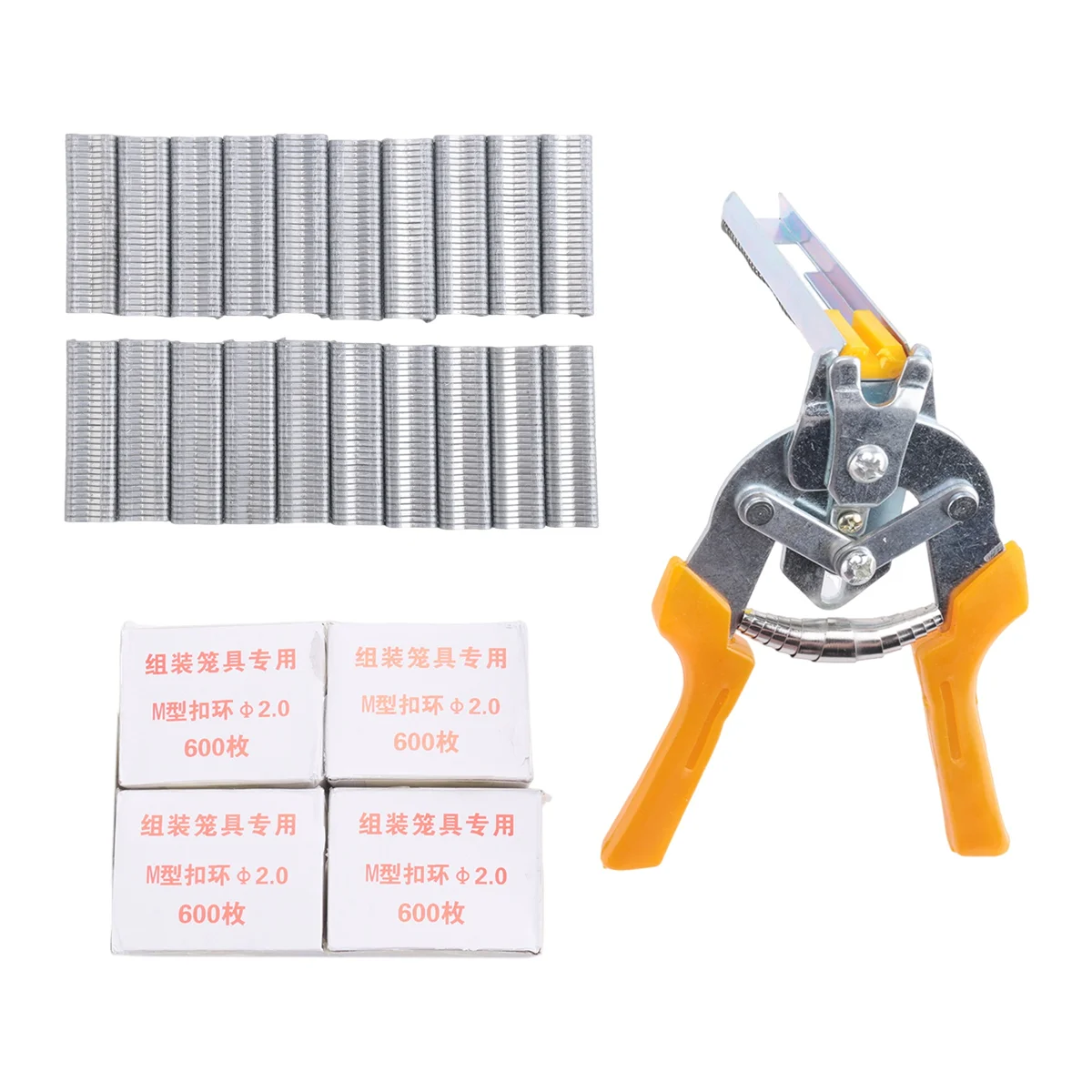 

Type M Nail Ring Pliers, Type M Nail Ring Pliers Type M Nail Ring Pliers Thickened for Manual Tying ( M Nail +3000Clips)