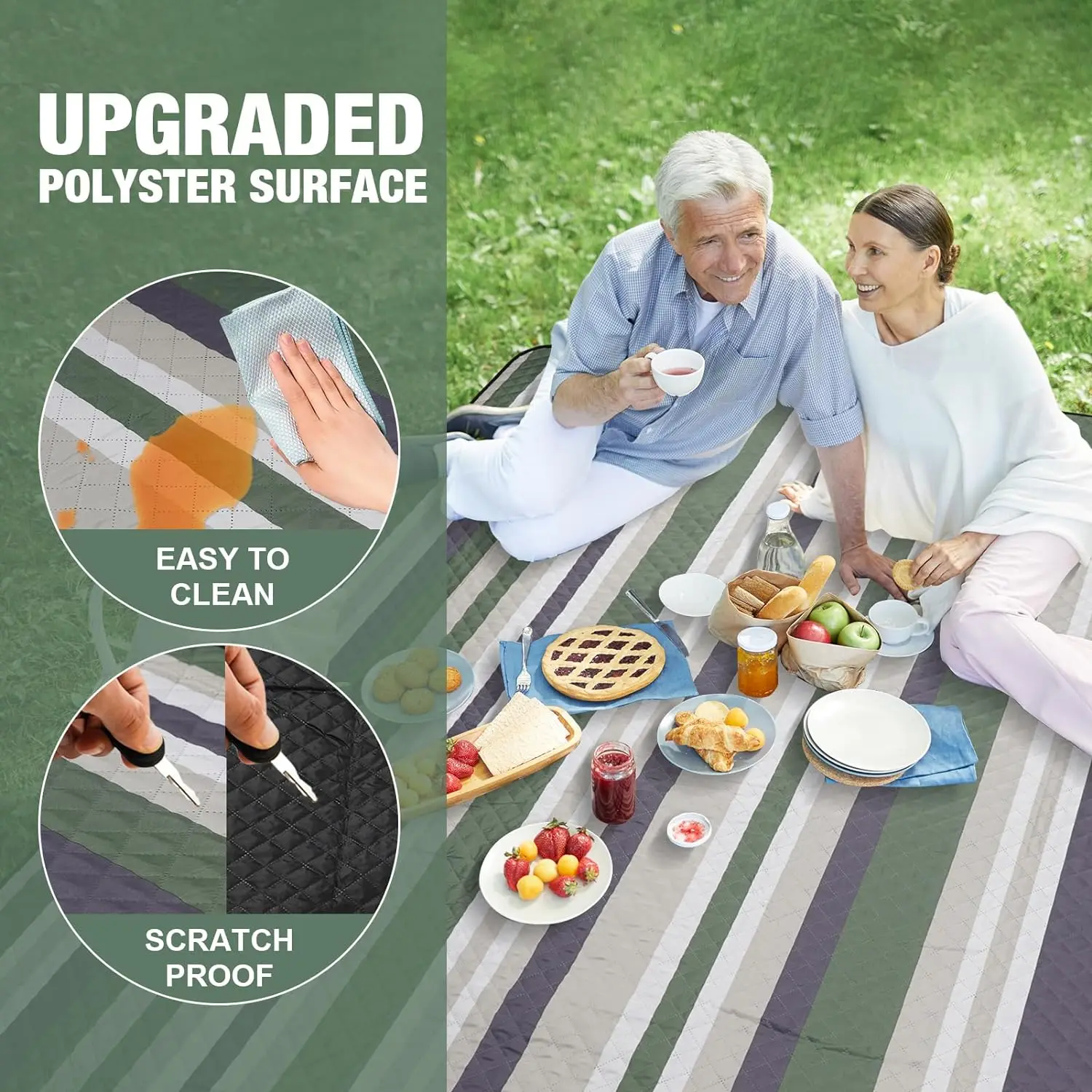 

Пледы для пикника, большие, водонепроницаемые, для пляжа и отдыха на природе