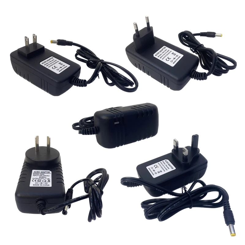 

Switching Power Supply AC110V 220V To DC 24V 2A Transformer SMPS 48W Adaptor For LED Light Strip 2835 5050 5630 CCTV Converter