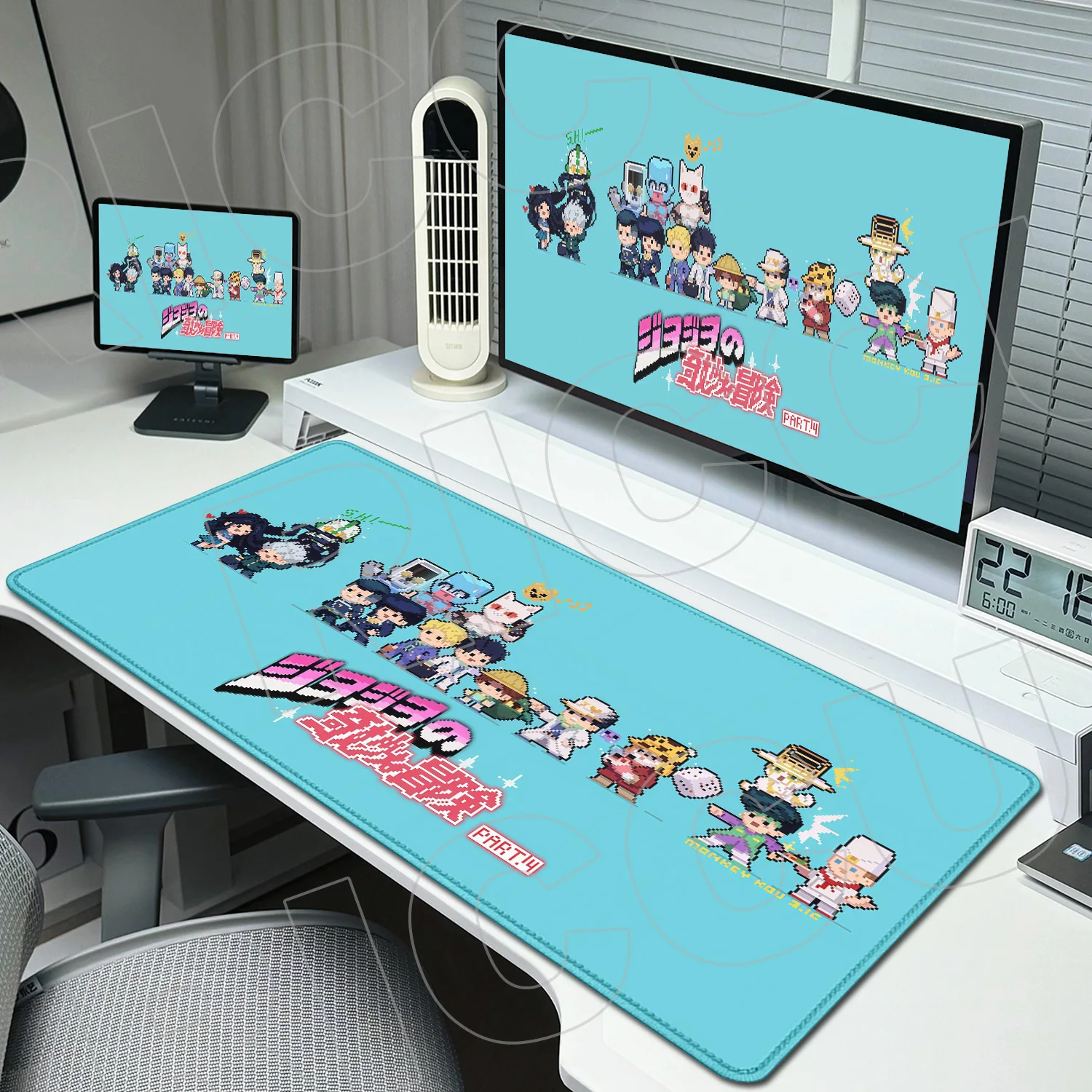 

XXL Anime JOJO Bizarre Adventure Mouse Pad Gamer carpet Keyboard protective Pad Non-slip Mousepad Gaming PC Accessories Desk Mat