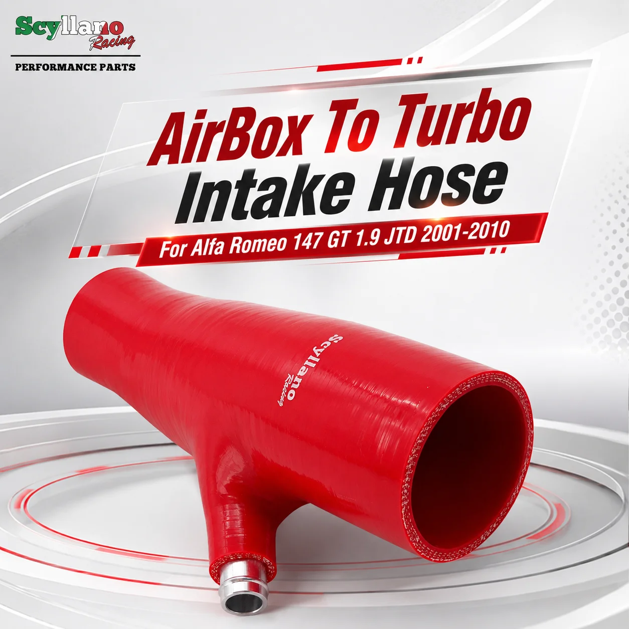 For Alfa Romeo 147 GT 1.9 JTD JTDM 101/115/126/136/140/150/170HP 2001-2010 Air Flow Meter Intake Silicone Boost Hose OE 46794405