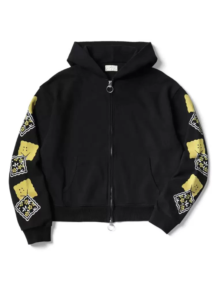 

Loose Fit Zip up Sweatirt 2025 KAPITAL American Sle Casual Thin Hoodie for Men And Women Spring Autumn Season Faion